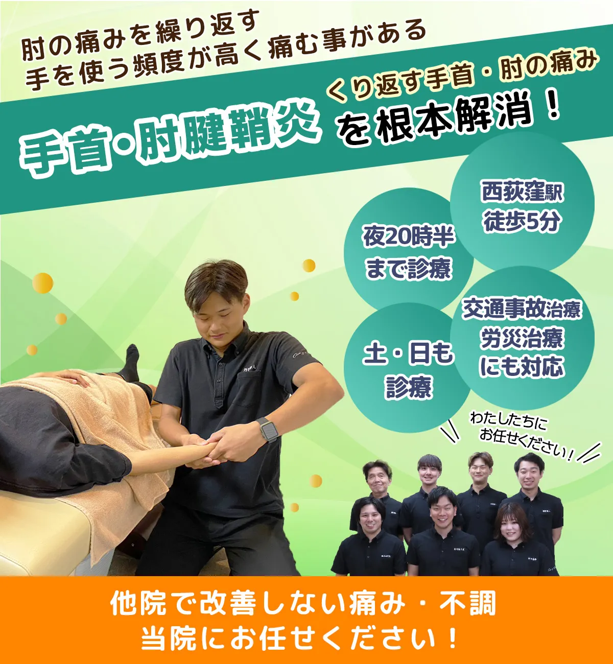 手首・肘腱鞘炎